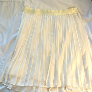 Lined, off white, A line skirt. Express. NWT.